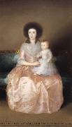 Francisco Goya Countess of Altamira and her Daughter china oil painting artist